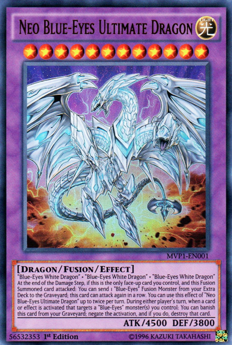Neo Blue-Eyes Ultimate Dragon [MVP1-EN001] Ultra Rare 