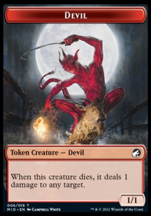 Devil Token [Innistrad: Midnight Hunt Tokens] 