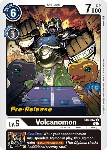 Volcanomon [BT6-062] [Double Diamond Pre-Release Cards] 