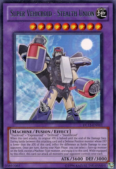 Super Vehicroid - Stealth Union (Green) [DL12-EN011] Rare 