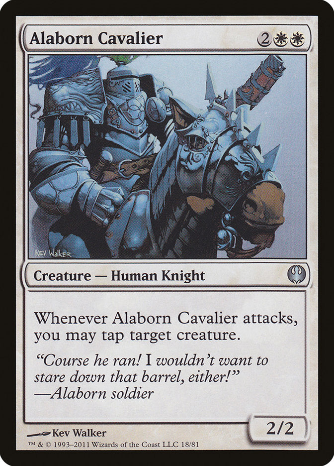 Alaborn Cavalier [Duel Decks: Knights vs. Dragons] 