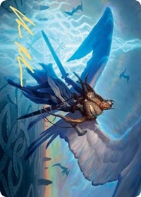 Righteous Valkyrie Art Card (Gold-Stamped Signature) [Kaldheim Art Series] 