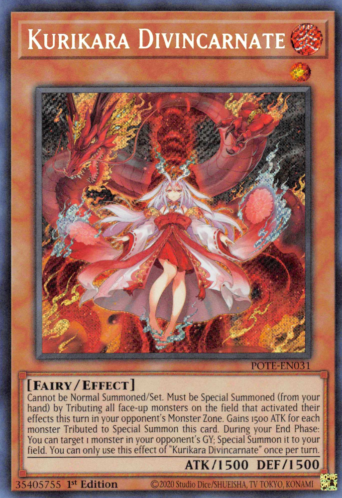 Kurikara Divincarnate [POTE-EN031] Secret Rare 