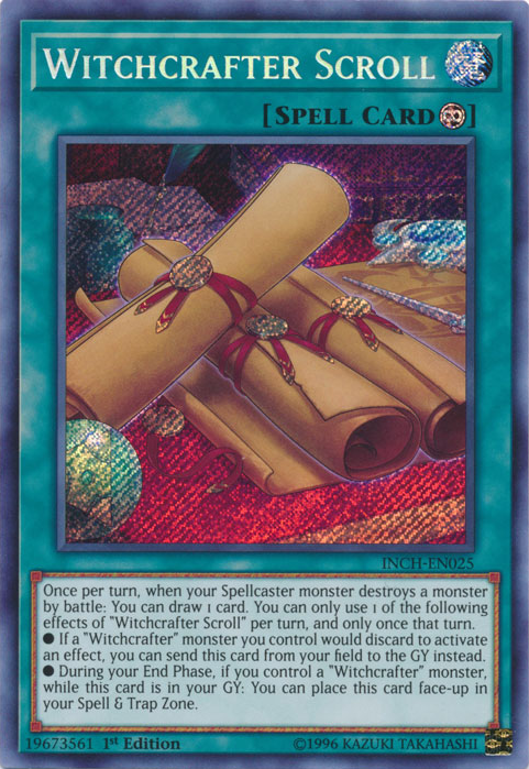 Witchcrafter Scroll [INCH-EN025] Secret Rare 
