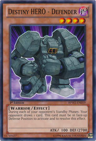 Destiny Hero - Defender [BPW2-EN019] Common 