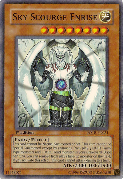 Sky Scourge Enrise [FOTB-EN021] Super Rare 