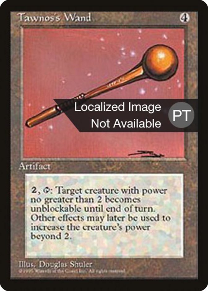 Tawnos's Wand [Fourth Edition (Foreign Black Border)] 