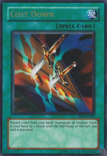 Cost Down [DR1-EN215] Ultra Rare 