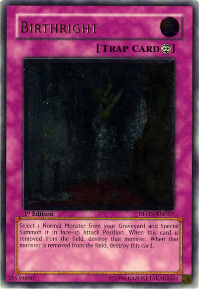 Birthright [STON-EN057] Ultimate Rare 