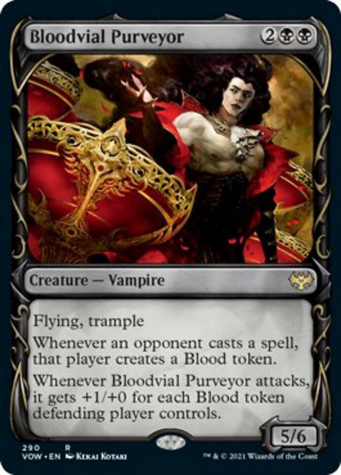 Bloodvial Purveyor (Showcase Fang Frame) [Innistrad: Crimson Vow] 