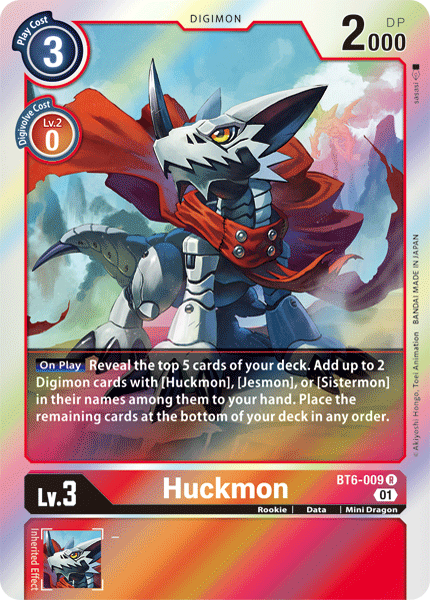 Huckmon [BT6-009] [Double Diamond] 