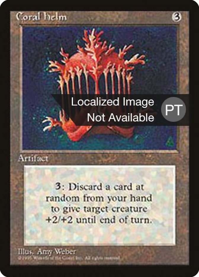Coral Helm [Fourth Edition (Foreign Black Border)] 