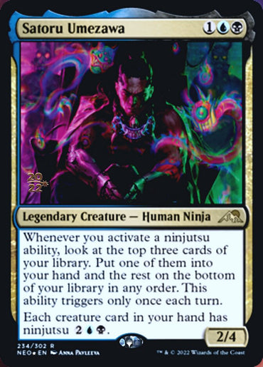 Satoru Umezawa [Kamigawa: Neon Dynasty Prerelease Promos] 