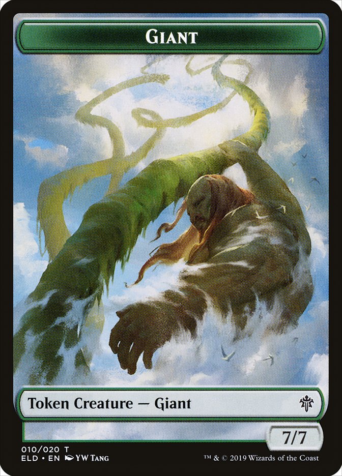 Giant Token [Throne of Eldraine Tokens] 