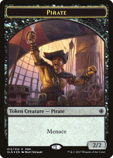 Pirate // Treasure Double-Sided Token [Friday Night Magic 2017] 