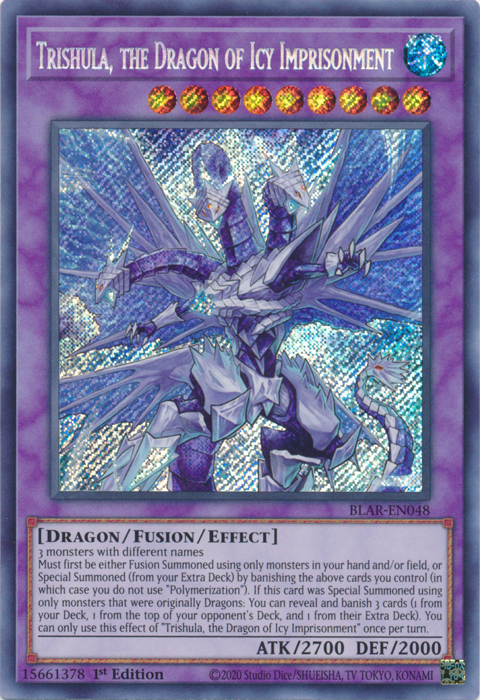 Trishula, the Dragon of Icy Imprisonment [BLAR-EN048] Secret Rare 