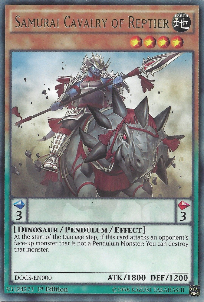 Samurai Cavalry of Reptier [DOCS-EN000] Rare 
