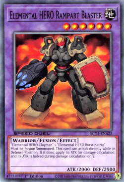 Elemental HERO Rampart Blaster [SGX1-ENA23] Common 