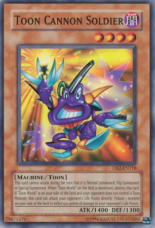Toon Cannon Soldier [DB2-EN118] Common 