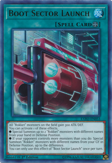 Boot Sector Launch [EXFO-EN053] Ultra Rare 
