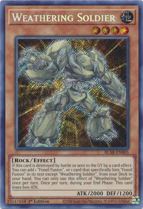Weathering Soldier [BLAR-EN005] Secret Rare 