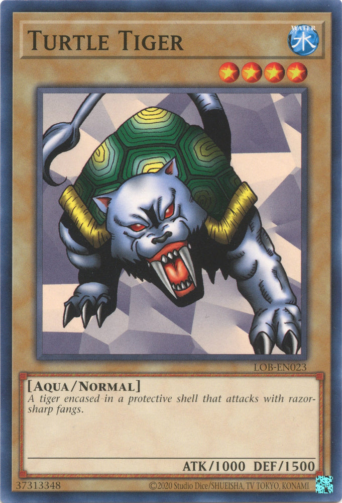Turtle Tiger (25th Anniversary) [LOB-EN023] Common 