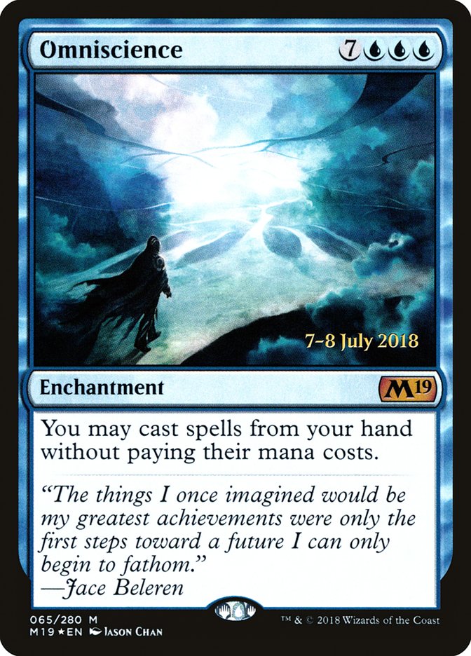 Omniscience [Core Set 2019 Prerelease Promos] 