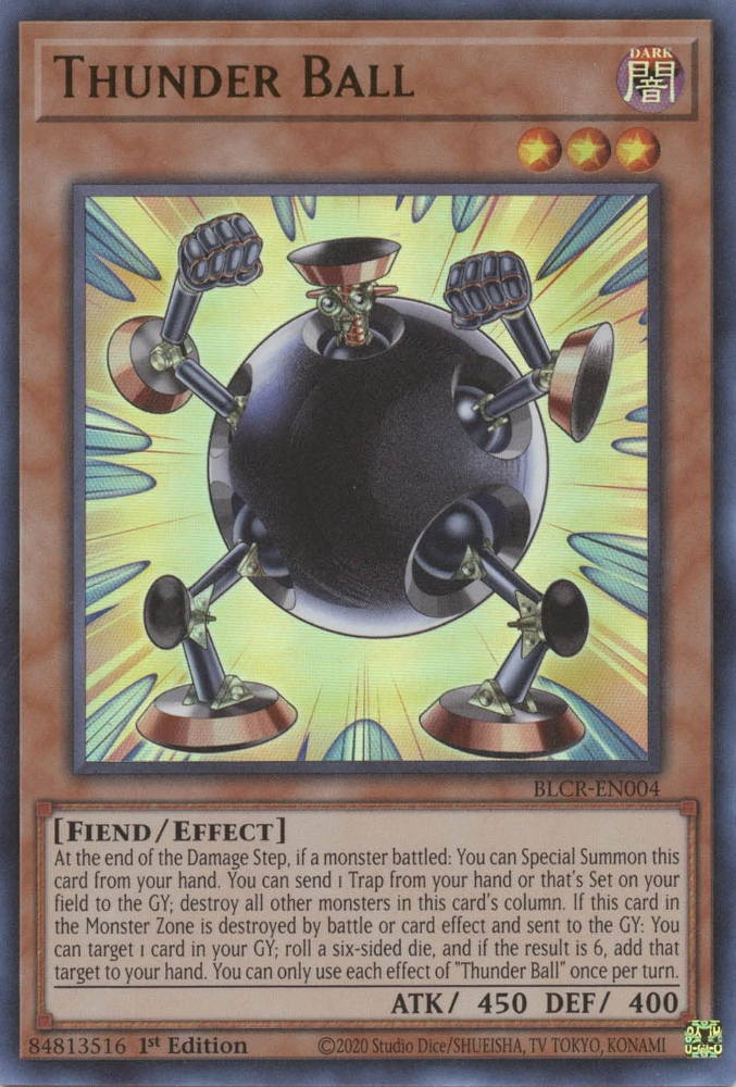 Thunder Ball [BLCR-EN004] Ultra Rare 