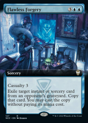 Flawless Forgery (Extended Art) [Streets of New Capenna Commander] 