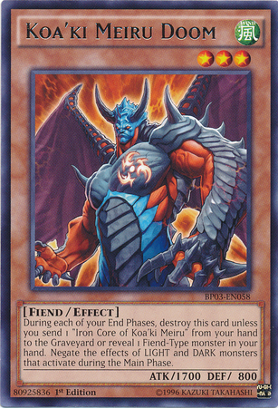 Koa'ki Meiru Doom [BP03-EN058] Rare 