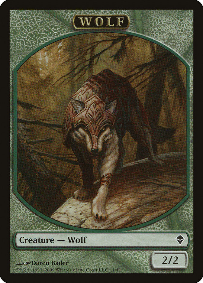 Wolf Token [Zendikar Tokens] 