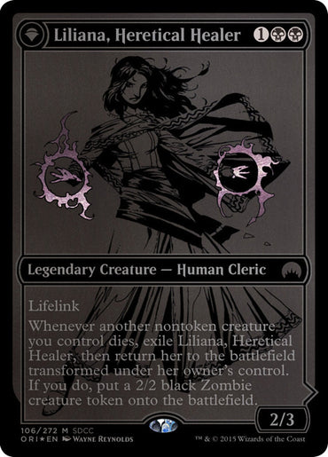 Liliana, Heretical Healer // Liliana, Defiant Necromancer [San Diego Comic-Con 2015] 