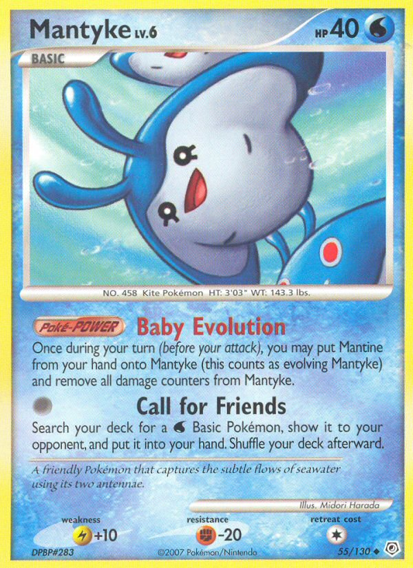 Mantyke (55/130) [Diamond &amp; Pearl: Base Set] 
