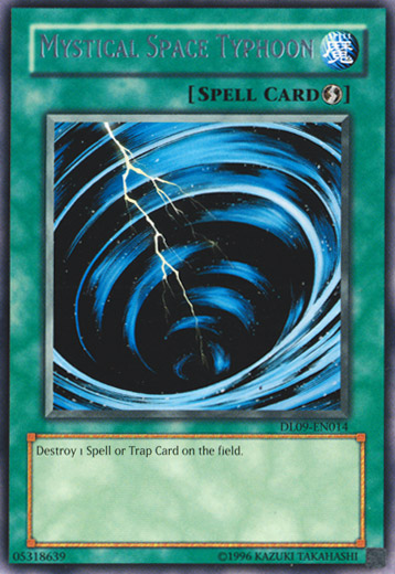 Mystical Space Typhoon (Silver) [DL09-EN014] Rare 