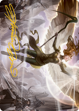 Sigarda's Splendor Art Card (Gold-Stamped Signature) [Innistrad: Midnight Hunt Art Series] 