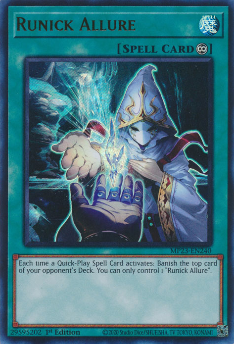 Runick Allure [MP23-EN240] Ultra Rare 