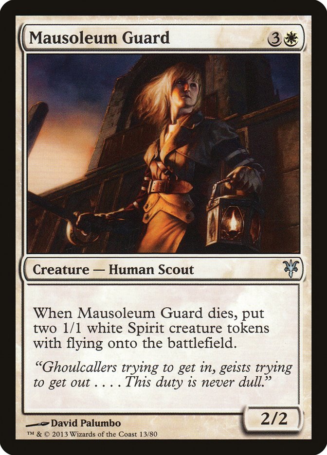 Mausoleum Guard [Duel Decks: Sorin vs. Tibalt] 