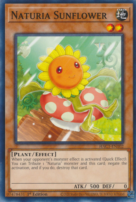 Naturia Sunflower [HAC1-EN102] Common 
