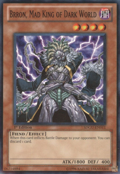 Brron, Mad King of Dark World [SDGU-EN011] Common 