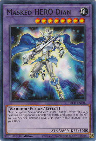 Masked Hero Dian [TOCH-EN046] Rare 