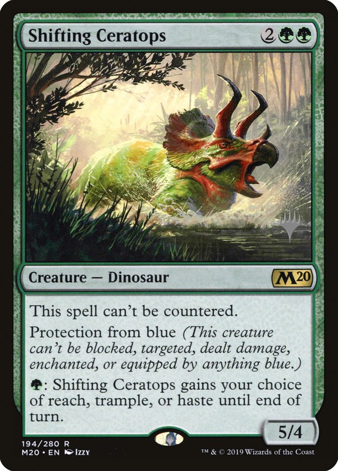 Shifting Ceratops (Promo Pack) [Core Set 2020 Promos] 