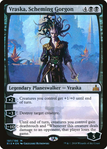 Vraska, Scheming Gorgon [Rivals of Ixalan] 