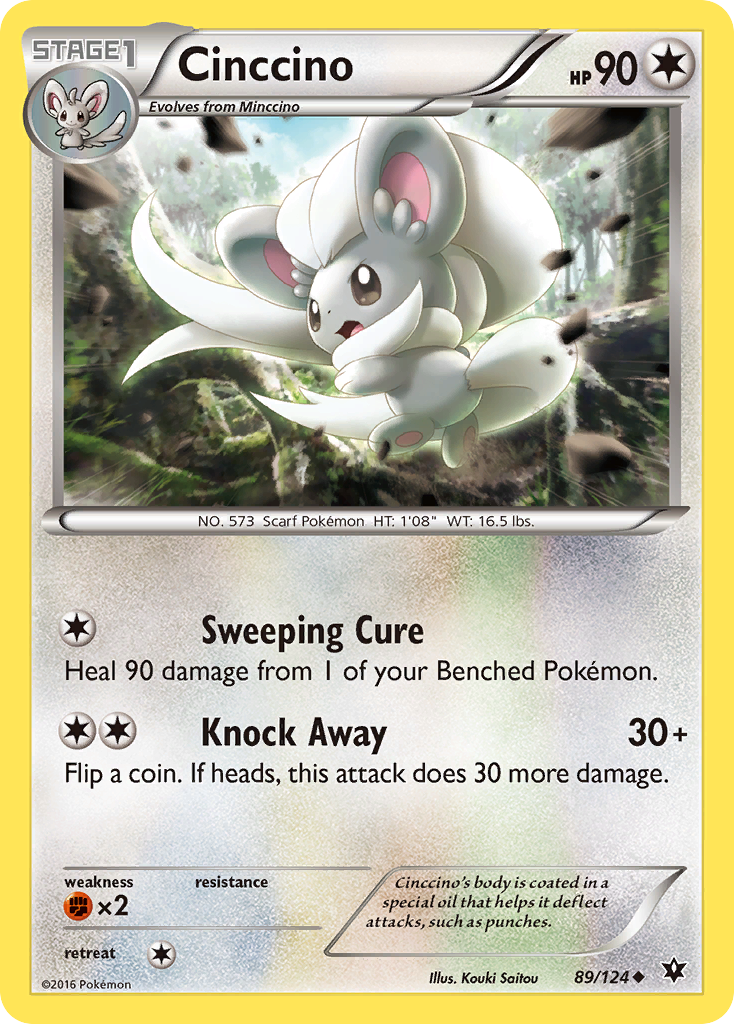 Cinccino (89/124) [XY: Fates Collide]