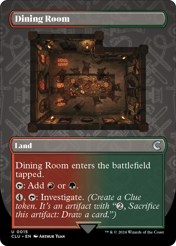 Dining Room (Borderless) [Ravnica: Clue Edition] 