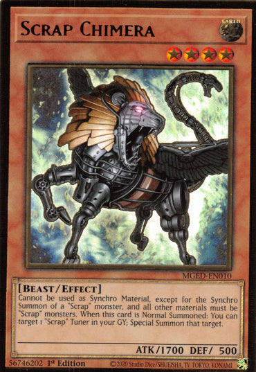 Scrap Chimera [MGED-EN010] Gold Rare 