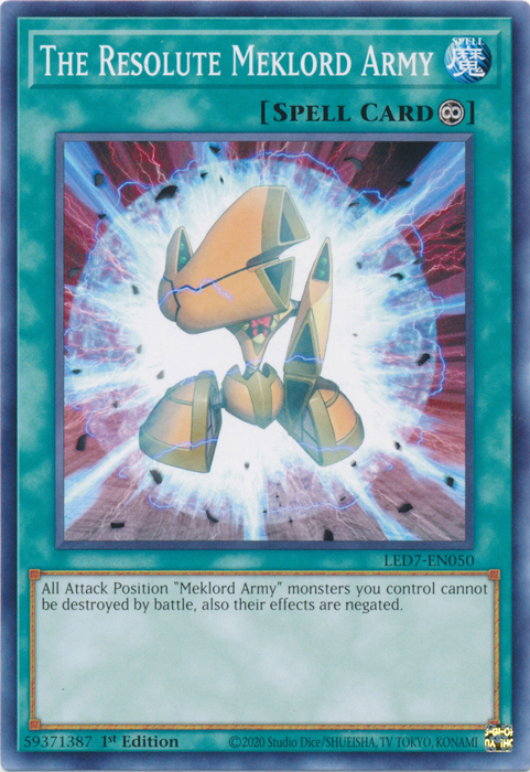 The Resolute Meklord Army [LED7-EN050] Common 