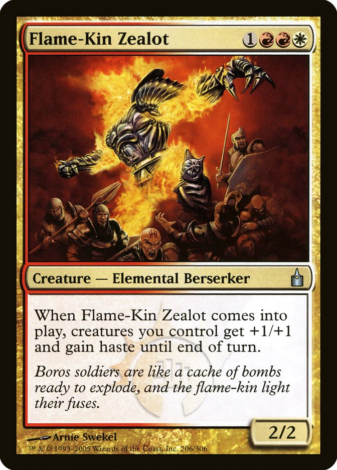 Flame-Kin Zealot [Ravnica: City of Guilds] 