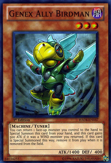 Genex Ally Birdman [HA04-EN037] Super Rare 
