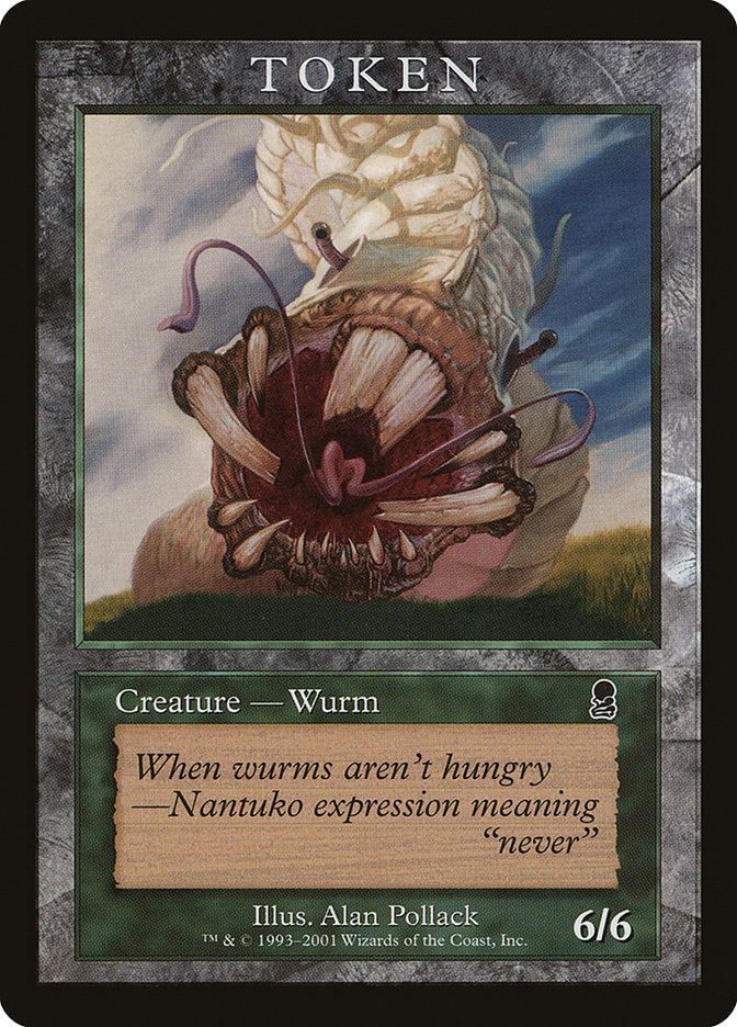 Wurm Token [Magic Player Rewards 2002] 