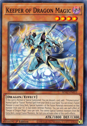 Keeper of Dragon Magic [SDAZ-EN015] Common 